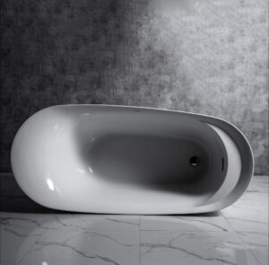 Bathroom Freestanding Acrylic Bathtub CURVED MW8235-170