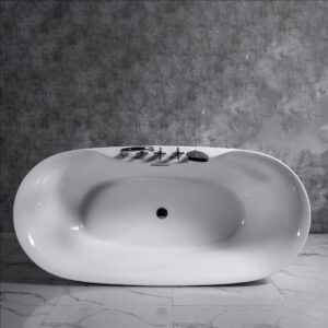 Bathroom Freestanding Acrylic Bathtub CURVED MW8237F-170