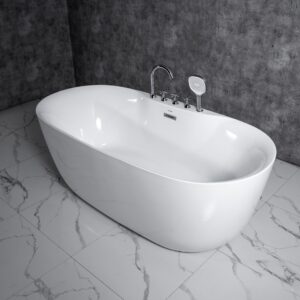 Bathroom Freestanding Acrylic Bathtub CURVED MW8237F-170