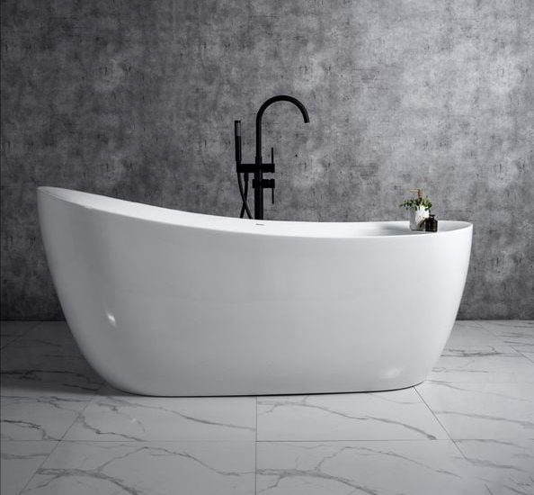 Bathroom Freestanding Acrylic Bathtub CURVED MW8235-170