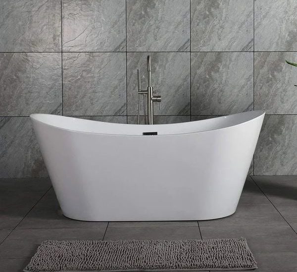 Bathroom Freestanding Acrylic Bathtub CURVED MW8207B-170