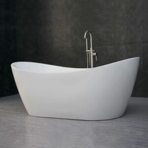 Bathroom Freestanding Acrylic Bathtub CURVED - MW8207B-180