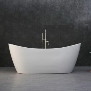 Bathroom Freestanding Acrylic Bathtub CURVED - MW8207B-180