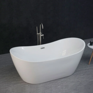 Bathroom Freestanding Acrylic Bathtub CURVED - MW8207B-180