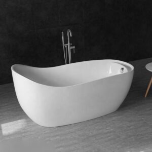 Bathroom Acrylic Massage Bathtub CURVED - MW8213-170.MS