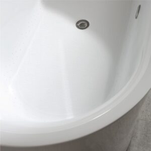 Bathroom Acrylic Massage Bathtub CURVED - MW8229-170.MS