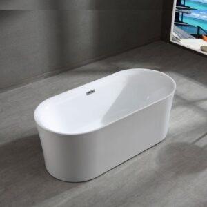 Bathroom Acrylic Massage Bathtub CURVED - MW8229-150.MS