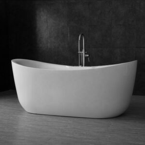 Bathroom Acrylic Massage Bathtub CURVED - MW8305B-170.MS