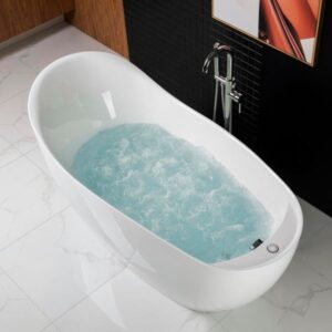 Bathroom Acrylic Massage Bathtub CURVED - MW8213-170.MS