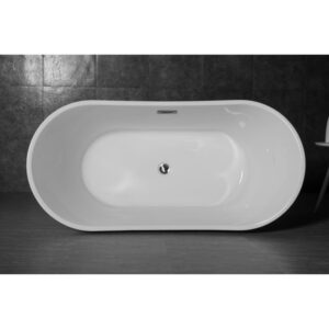 Bathroom Freestanding Acrylic Bathtub CURVED - MW8207B-150