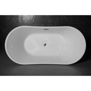 Bathroom Freestanding Acrylic Bathtub CURVED - MW8207B-180