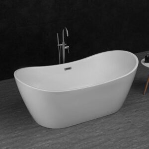 Bathroom Freestanding Acrylic Bathtub CURVED - MW8207B-180