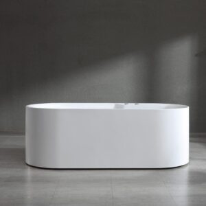 Bathroom Acrylic Massage Bathtub CURVED - MW8305B-180.MS