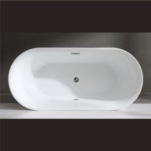 Bathroom Acrylic Massage Bathtub CURVED - MW8229-170.MS