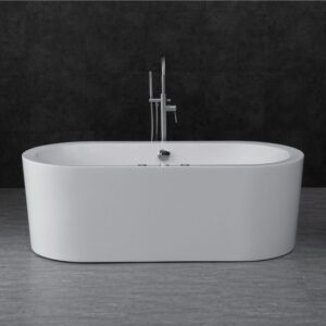 Bathroom Acrylic Massage Bathtub CURVED MW8215B-170.MS