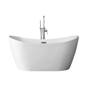 Bathroom Freestanding Acrylic Bathtub CURVED - MW8207B-150