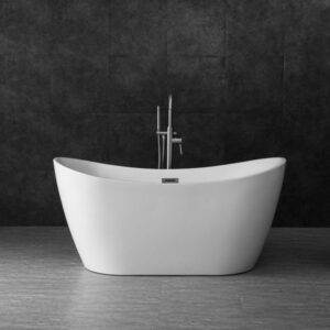 Bathroom Freestanding Acrylic Bathtub CURVED - MW8207B-150